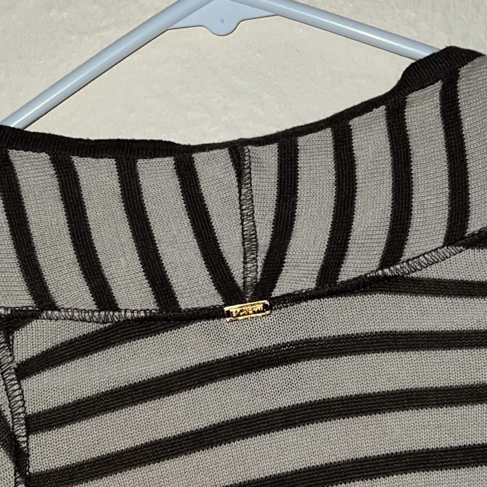 St. John striped cardigan sweater - Picture 6 of 8